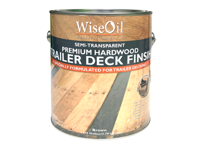 WiseOil® Trailer Deck Finish - Premium Hardwood Oil - 1-Gallon